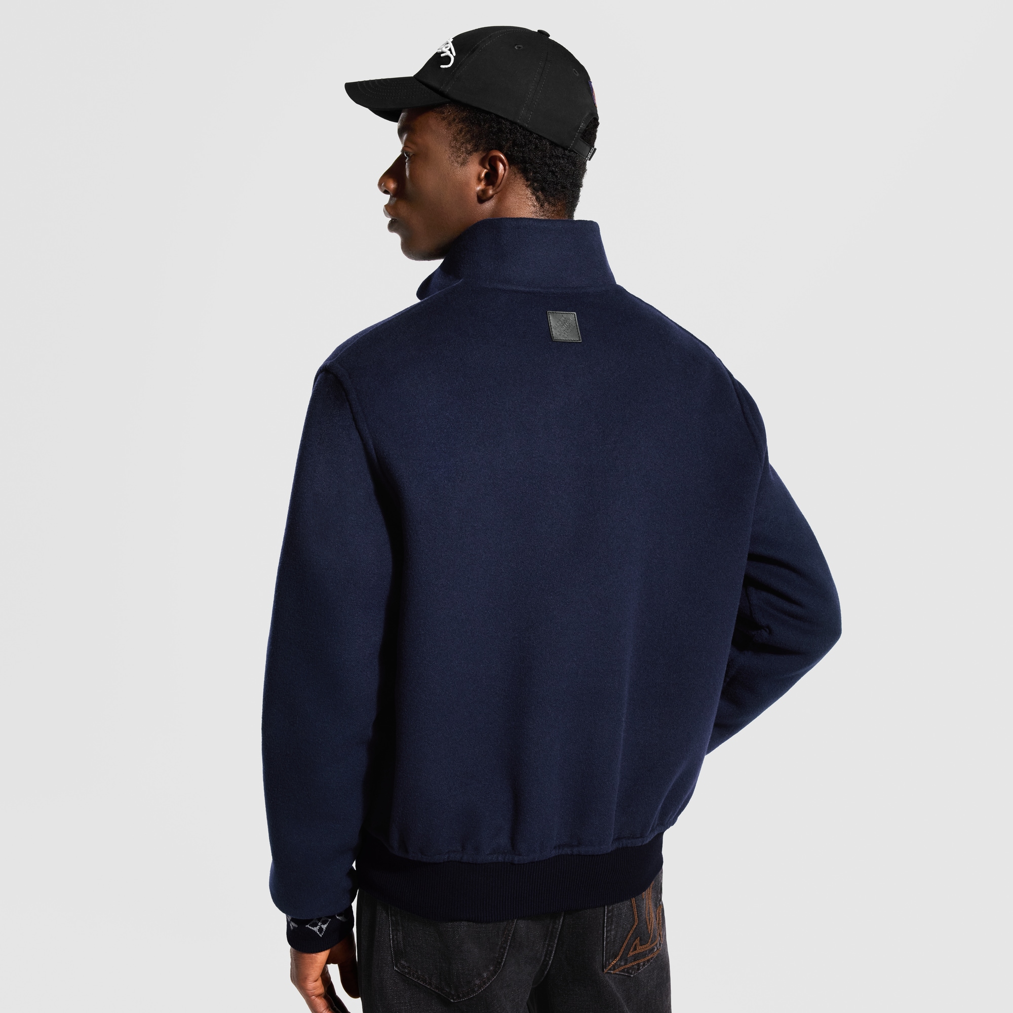 LV Blason Double Face Wool-Silk Blend Reversible Blouson - For Men